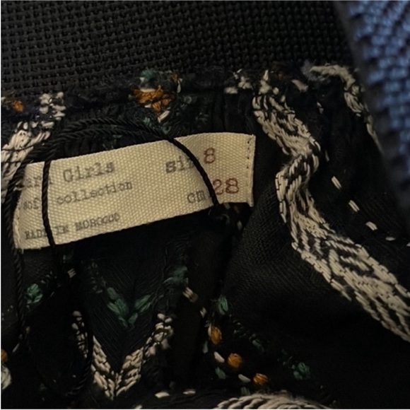 Zara Tie Front Abstract Pattern Skirt NEW - Picture 8 of 8